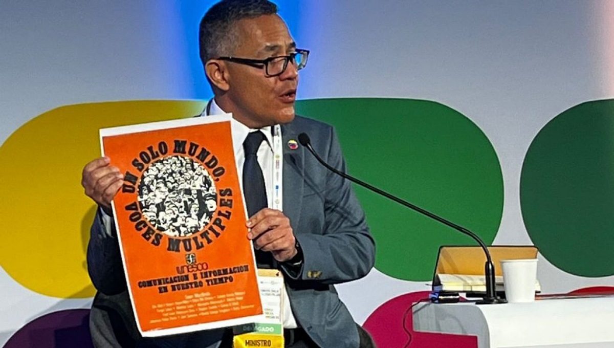 Ernesto Villegas Ministro del Poder Popular para la Cultura: Intervención en la Conferencia Mundial de Políticas Culturales