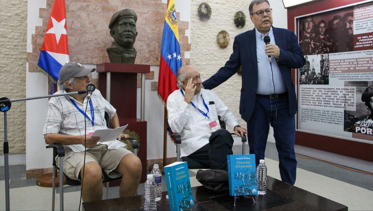 Historias del paraíso presentó Gustavo Pereira en la FILH-Cuba 2023