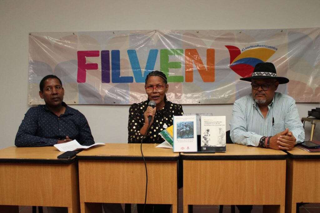 Nereyda Ferrer presentó en la 19.ª Filven Yaracuy su libro sobre memorias de la afroserranía falconiana