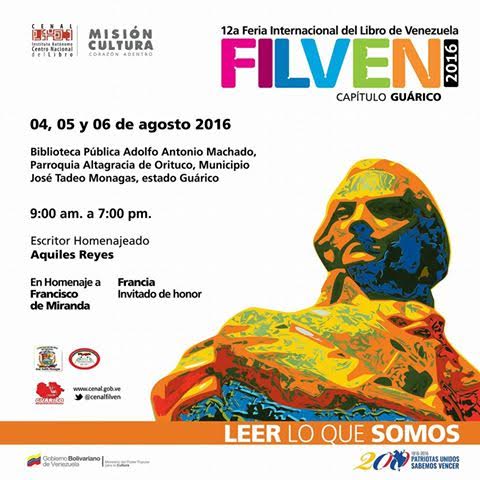 Altagracia de Orituco de fiesta literaria con la Filven 2016