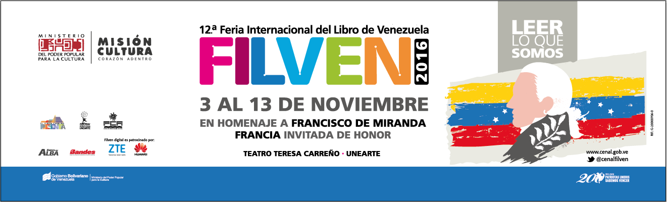 FILVEN se inaugura el 3 de noviembre en Caracas como espacio de paz e identidad