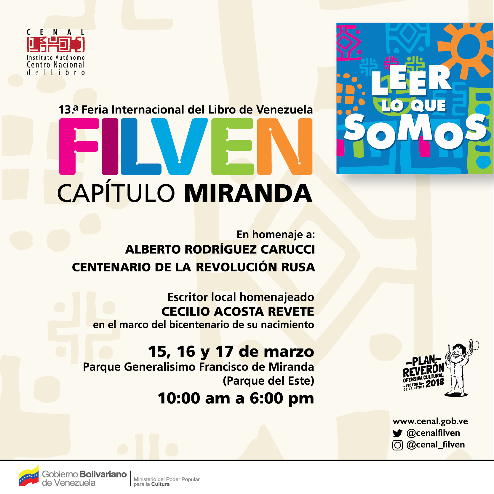 Inician actividades de la 13va FILVEN-Miranda
