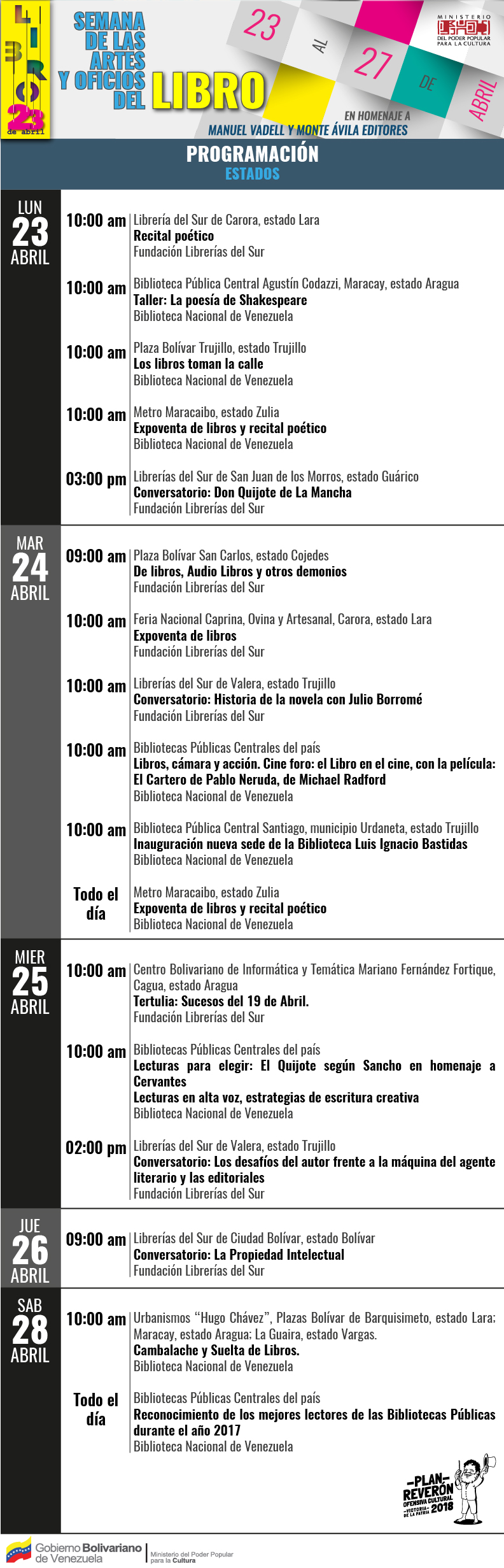 Inicia celebración de la Semana de las Artes y los Oficios del Libro