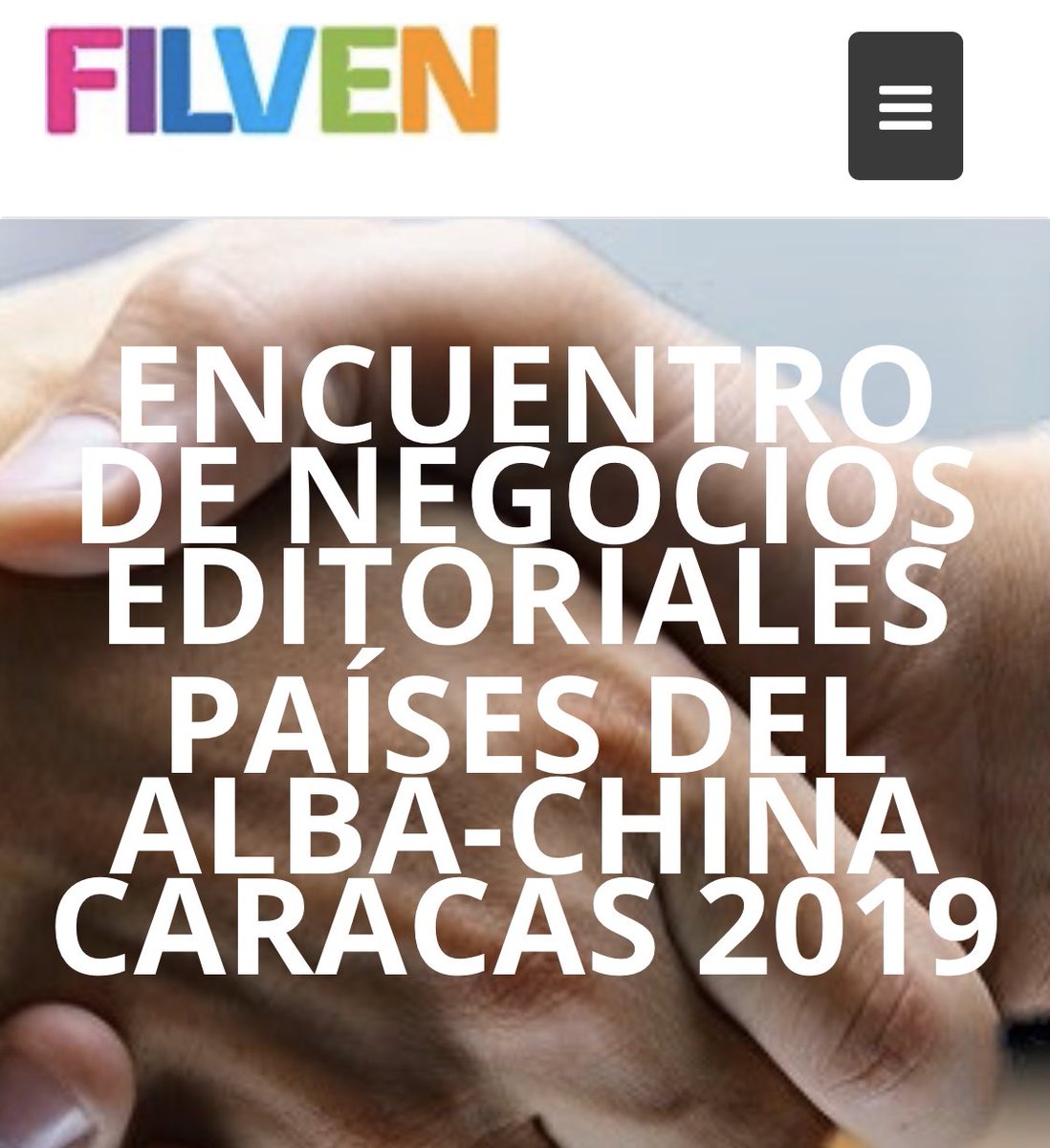 Abierto registro para Encuentro de Negocios Editoriales Alba – China en 15ª Filven