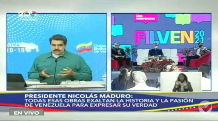 Presidente Nicolás Maduro destacó cierre de 17ª Filven con éxito total por más de 900 actividades