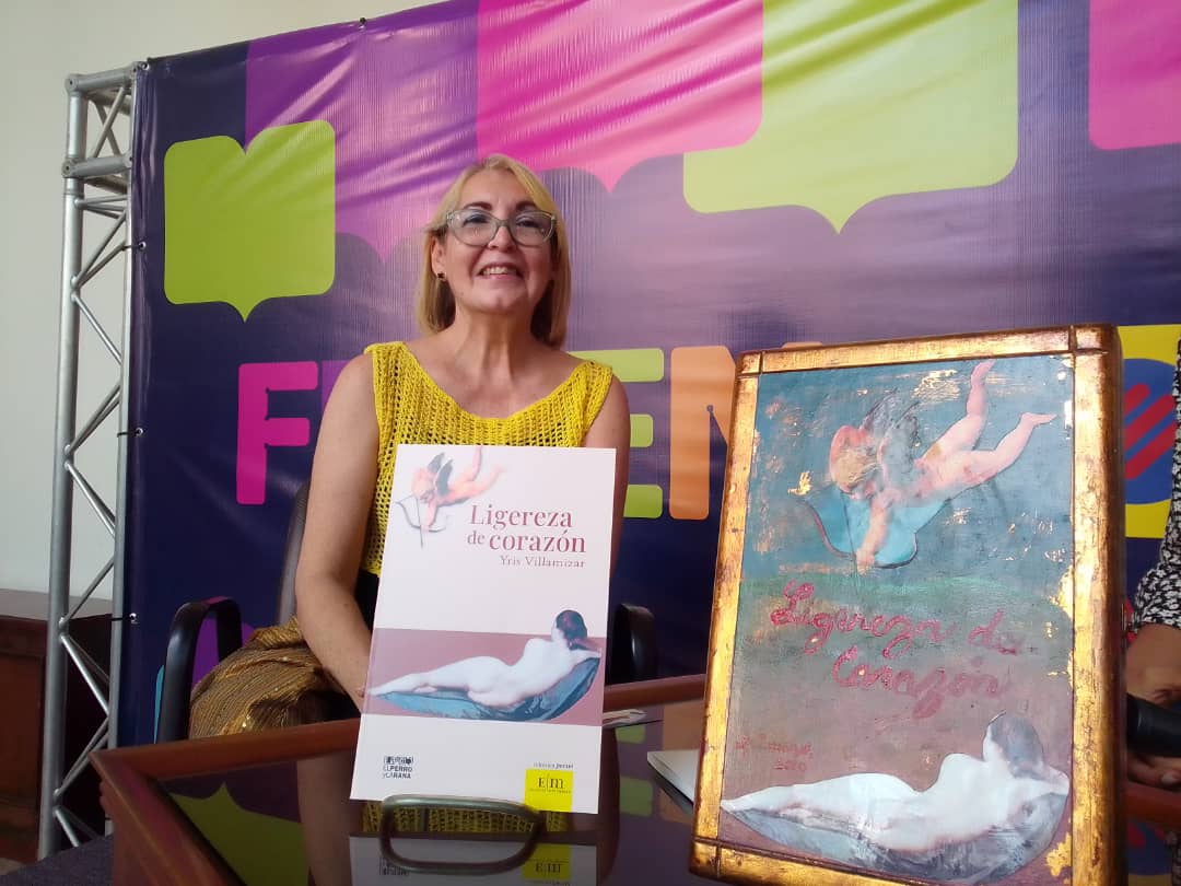 Presentaron en Filven “Ligereza de corazón”, un poemario que inició como una obra de arte
