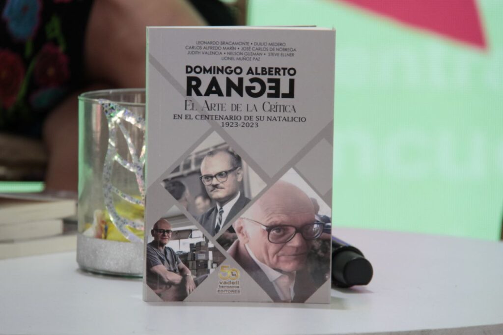 Bautizan en la Filven 2023 el libro “Domingo Alberto Rangel. El Arte de la crítica”