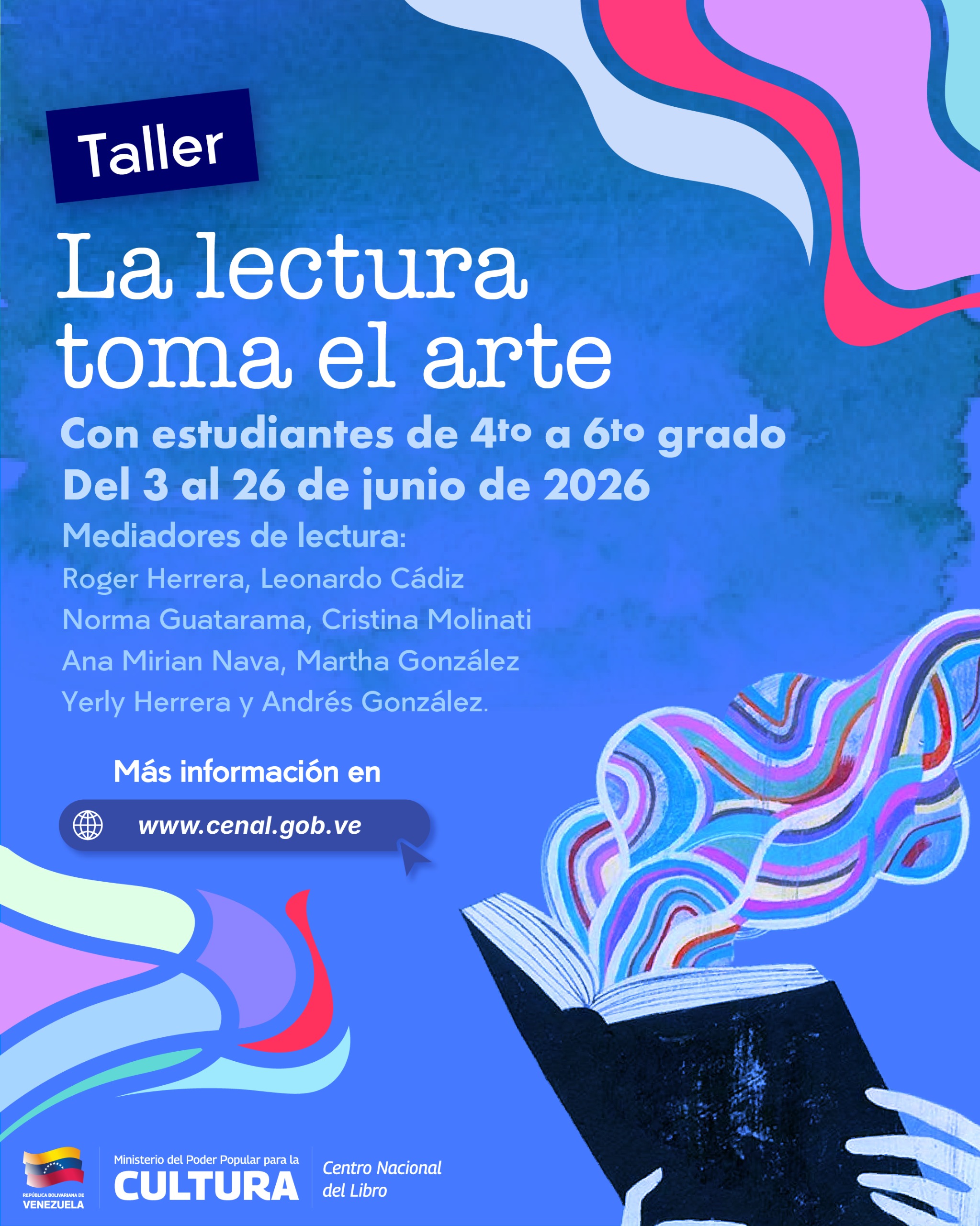 “La lectura toma el arte” con niñas y niños de educación primaria
