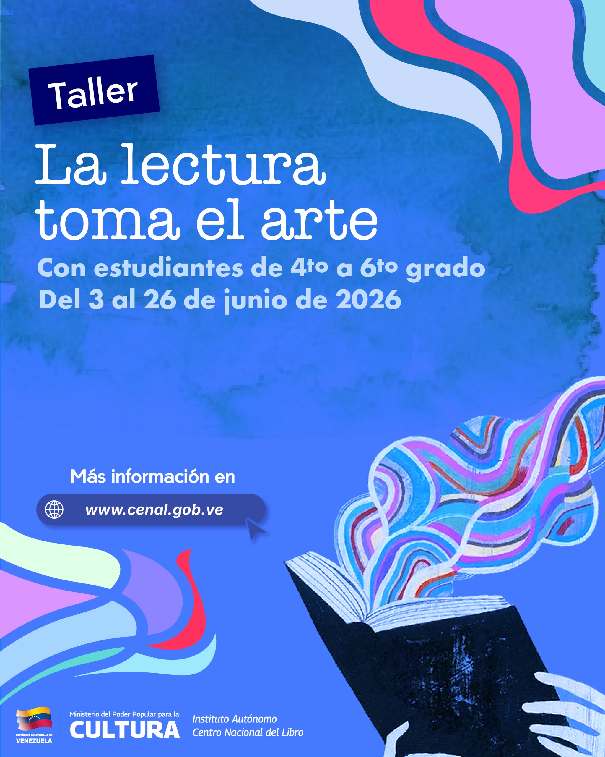 “La lectura toma el arte” con niñas y niños de educación primaria