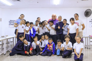 Niñas y niños exploraron la fauna venezolana con taller de lectura en la U.E. Maestro Aristóbulo