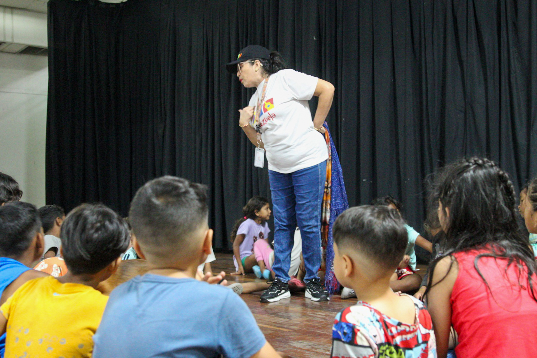 La lectura promueve espacios de encuentro en campamento transitorio Pedro Emilio Coll